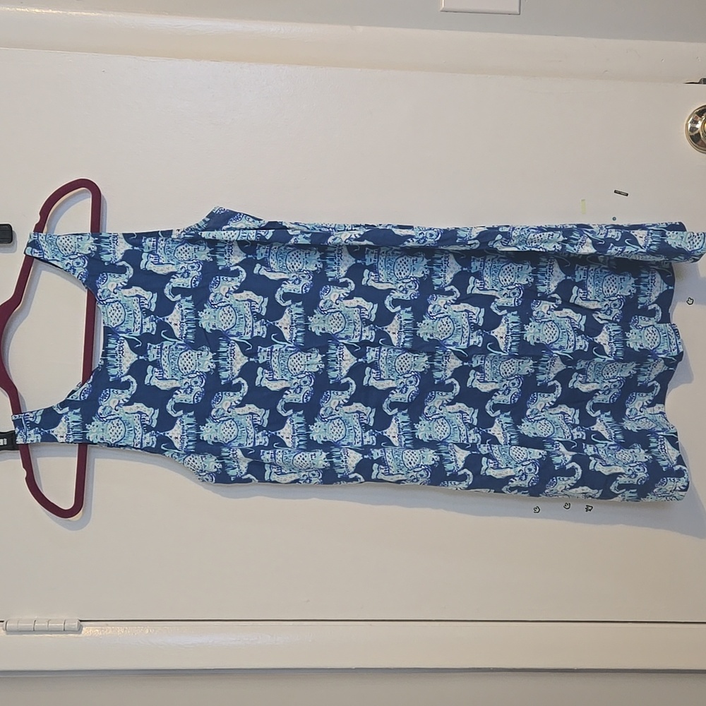 Lilly Pulitzer Elephant Dress Size Large